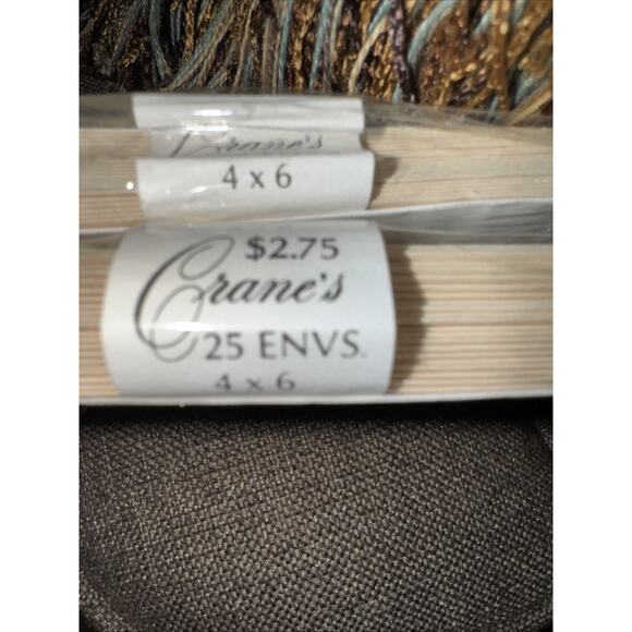 Lot Of 50 Crane & Co Envelopes With Lining 4 X 6 100 Percent Rag Paper Beige - Picture 2 of 5